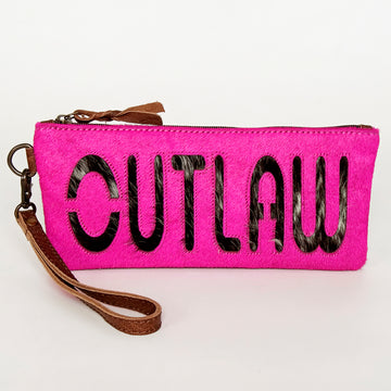 American Darling Wristlet Hair on Genuine Leather Western Women Bag | Handbag Purse | Women Wristlet | Wristlet Wristlet | Travel Wristlet | Leather Wristlet | Clutch Wristlet